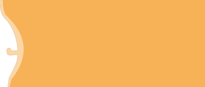 Трехсоставной коннелюрный плинтус Grace Rico Cannelure Оранжевый