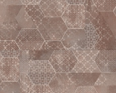 Модульная плитка Gerflor ПВХ Creation 70 Clic (229x1220, 600x600, 914x914) Mineral 1065 Prado Terracotta