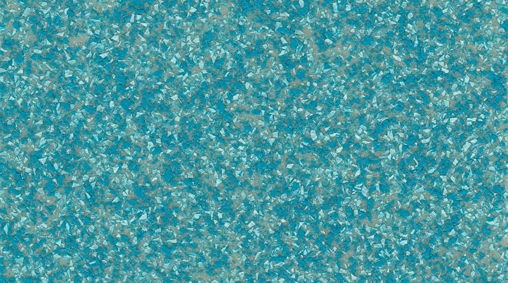 Противоскользящий линолеум Tarasafe Sparclean Geo 3405 Turquoise